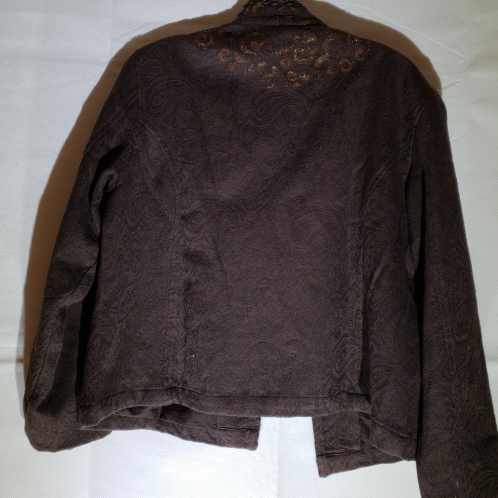 Chico's Brown Jacket Elegant Classy - image 8